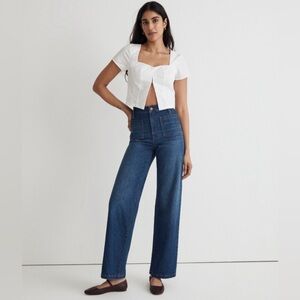 NWT Madewell The Perfect Vintage Wide-Leg Jean Sz 28